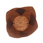 Medium Brown Tulip Style Baking Cup Closeup