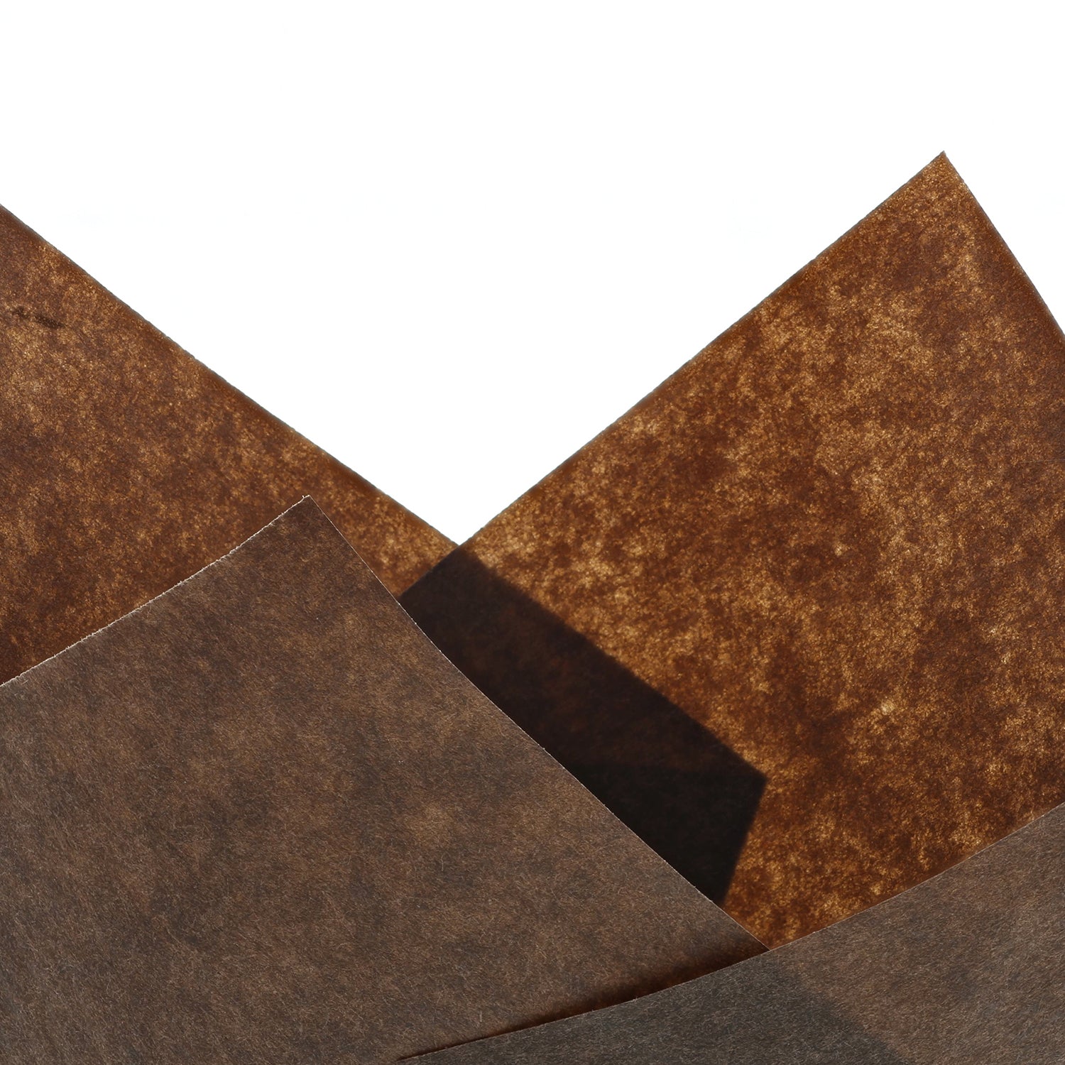 Small Brown Tulip Style Baking Cup Closeup