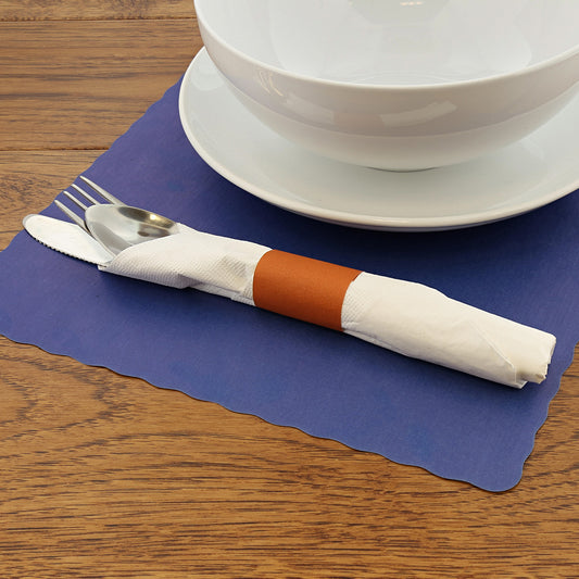 Blue Placemat 9.25" x 13.25 with Place Setting