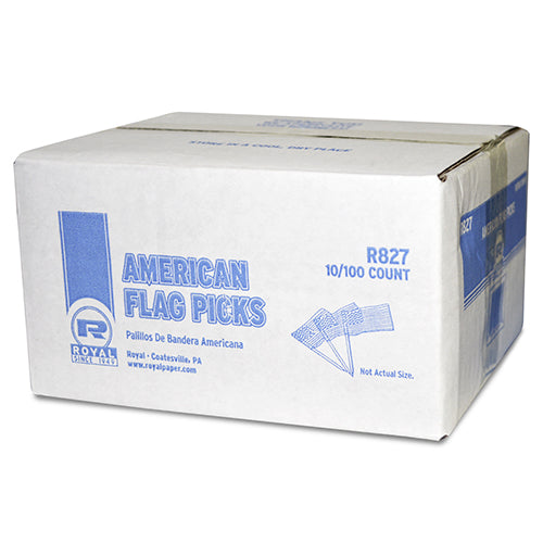 American Flag Picks, Package of 100