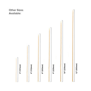 Bamboo Skewer Size Options