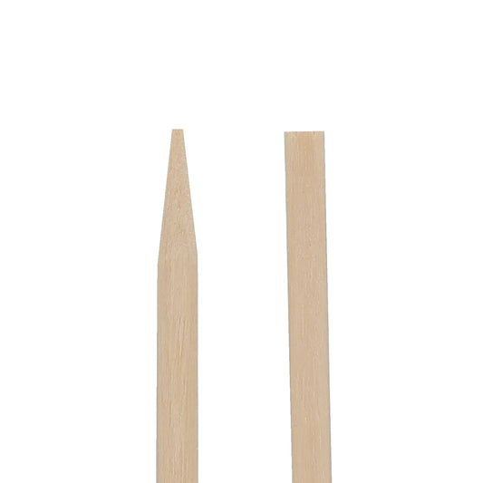 4.5" Wood Skewers - Closeup of Ends