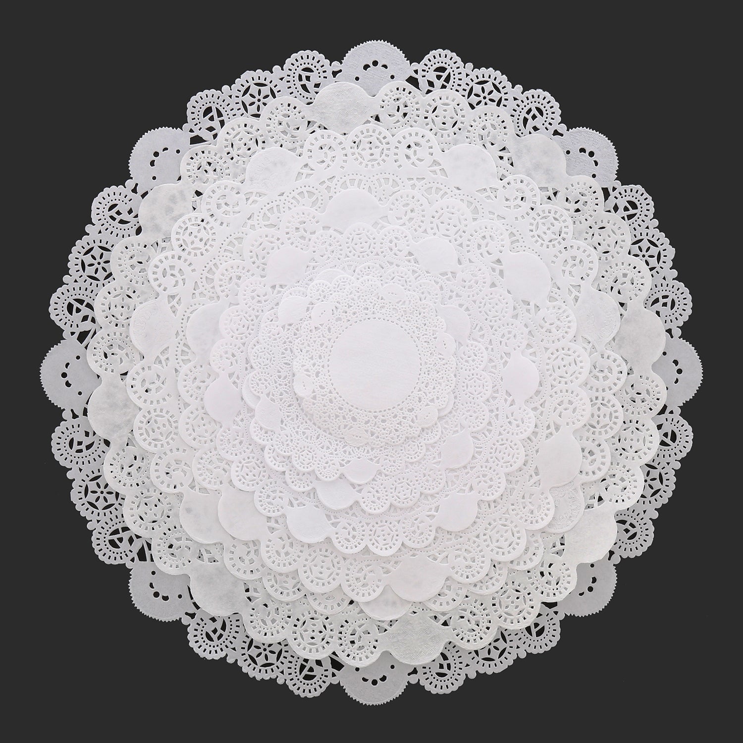 Disposable Paper Lace Doilies Size Options