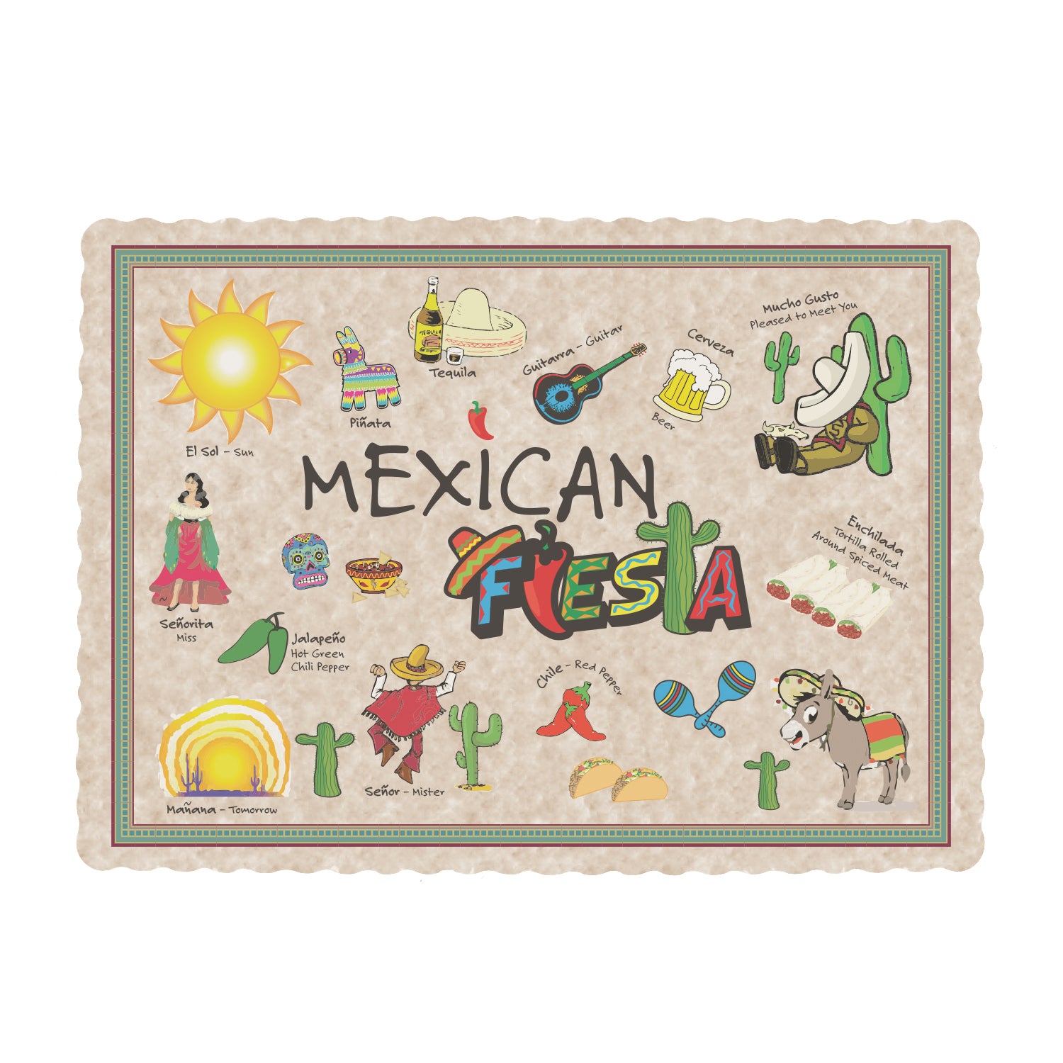 Mexican Fiesta Placemat