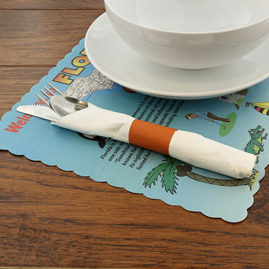 Florida Design Placemat with Table Setting