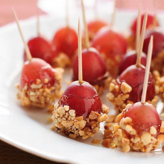 Plain Round Toothpicks Inserted in Appetizers