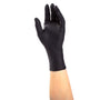 AmerCareRoyal Back of the House/Gloves/Nitrile Gloves Exam Grade Powder-Free Nitrile Black Widow Gloves (XS-XXL), Case of 1,000 (XXL: 900)