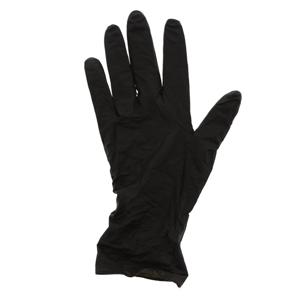 AmerCareRoyal Back of the House/Gloves/Nitrile Gloves Exam Grade Powder-Free Nitrile Black Widow Gloves (XS-XXL), Case of 1,000 (XXL: 900)