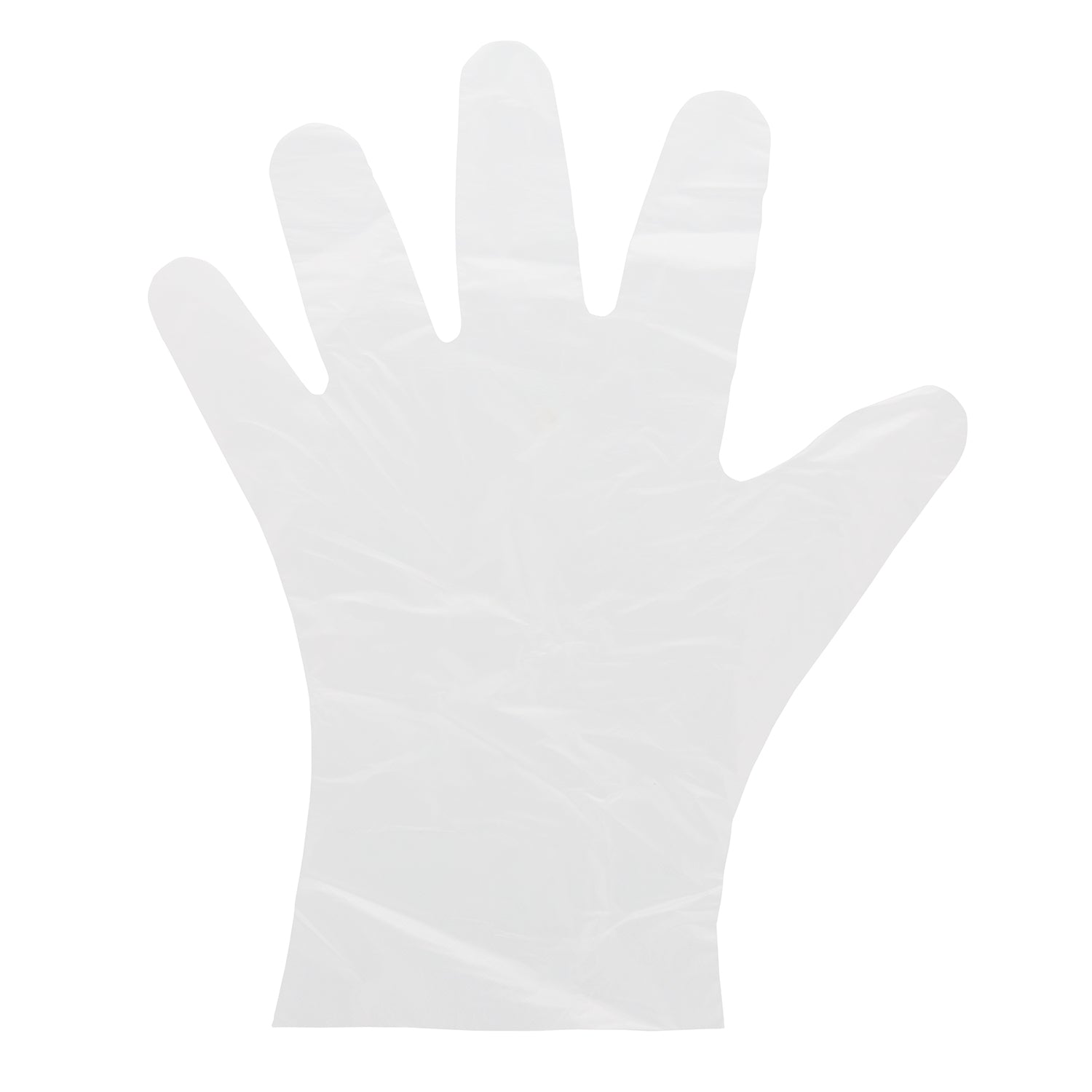 AmerCareRoyal Back of the House/Gloves/Poly Gloves Powder-Free Poly Foodguard Embossed HDPE Gloves (S-XL), Case of 2,000