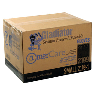AmerCareRoyal Back of the House/Gloves/Vinyl Gloves Lightly-Powdered Synthetic Gladiator Gloves, Case of 1,000