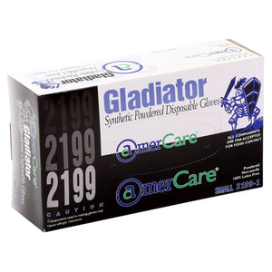 AmerCareRoyal Back of the House/Gloves/Vinyl Gloves Lightly-Powdered Synthetic Gladiator Gloves, Case of 1,000