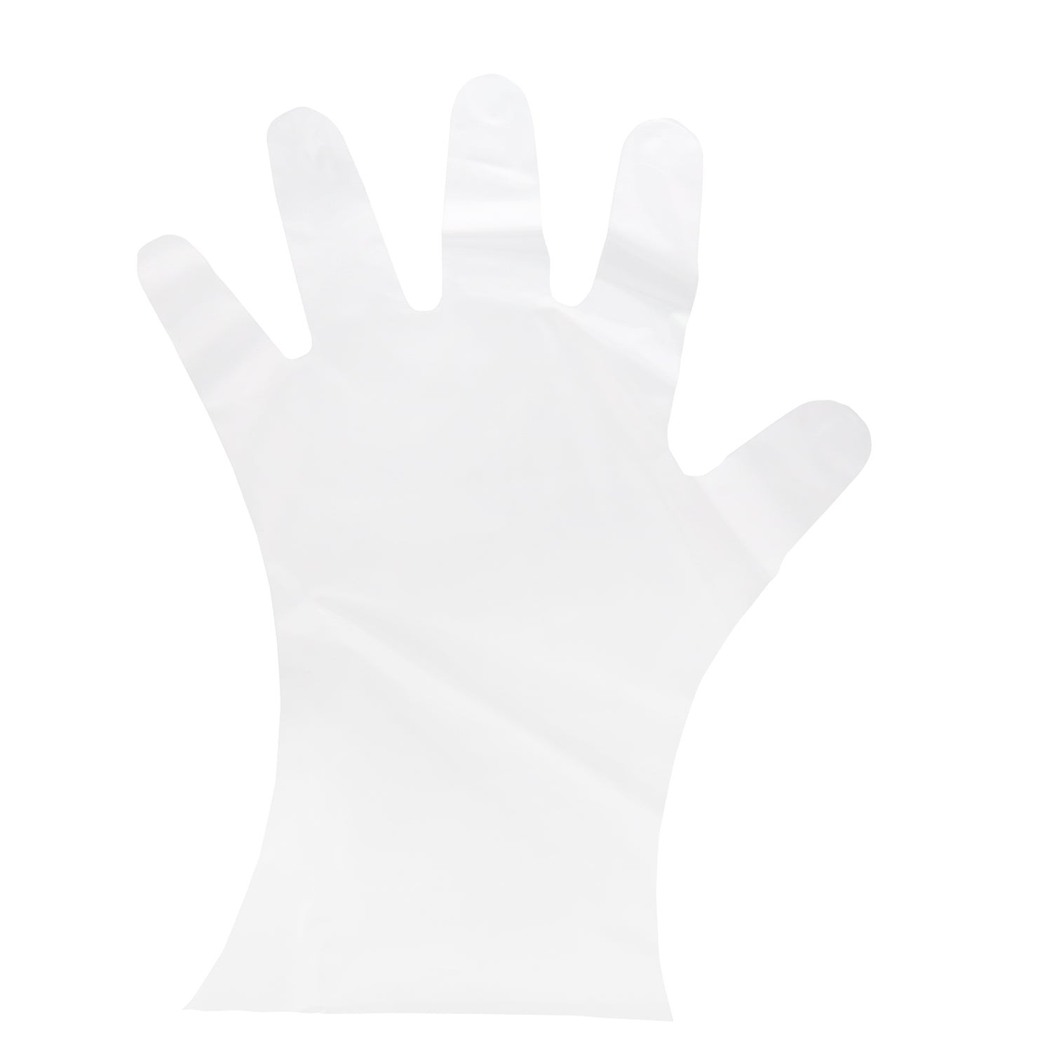 AmerCareRoyal Back of the House/Gloves/Poly Gloves Powder-Free Poly Polycast Textured Gloves (S-XL), Case of 1,000