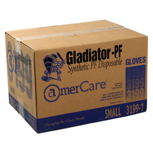 AmerCareRoyal Back of the House/Gloves/Vinyl Gloves Powder-Free Synthetic Gladiator Gloves (S-XL), Case of 1,000