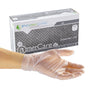 AmerCareRoyal Back of the House/Gloves/Poly Gloves Medium Powder-Free Hybrid C2 HD Hybrid Gloves (S-XL), Case of 1000
