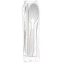 AmerCareRoyal Take-Out/Dine-In/Disposable Cutlery And Utensils/Disposable Cutlery/Disposable Cutlery Kits 3 Piece Kit White Heavy Weight Teaspoon-Milk Straw-8