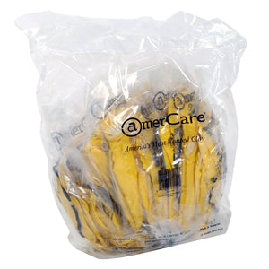 AmerCareRoyal Back of the House/Gloves/Latex Gloves Powder-Free Latex Household Neptune Yellow Flock Lined Gloves (S-XL), Case of 240