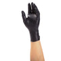 AmerCareRoyal Back of the House/Gloves/Nitrile Gloves Powder-Free Nitrile Black Rhino Gloves (S-XXL), Case of 1,000 (XXL: 900)
