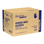 AmerCareRoyal Back of the House/Gloves/Nitrile Gloves Exam Grade Powder-Free Nitrile Verge-Med Gloves (S-XL), Case of 2,000