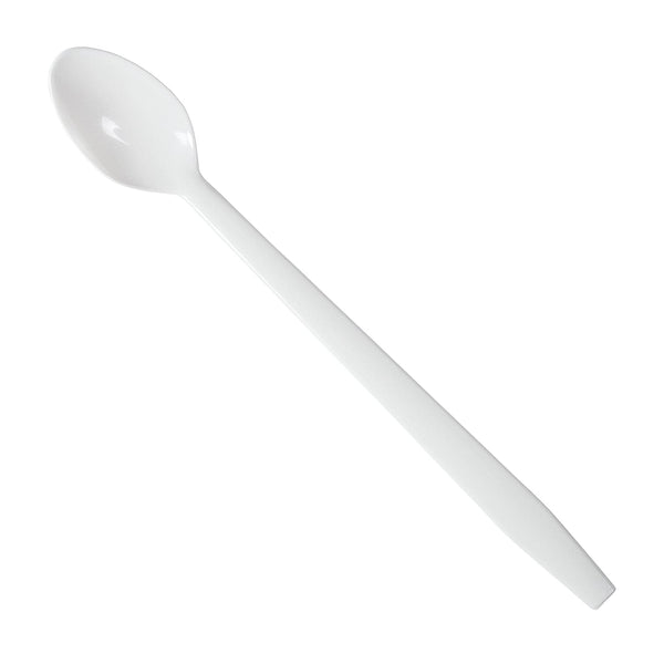 AmerCareRoyal Take-Out/Dine-In/Disposable Cutlery And Utensils/Disposable Utensils White Polystyrene Soda Spoons, Case of 1,000