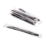 AmerCareRoyal Take-Out/Dine-In/Disposable Cutlery And Utensils/Disposable Cutlery/Disposable Knives Medium Heavy Black Polystyrene Individually Wrapped Knives, Case of 1,000