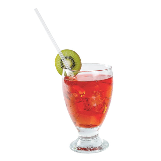 AmerCareRoyal Take-Out/Dine-In/Disposable Beverage Supplies/Straws 7.75" Jumbo Clear Paper Wrapped Straws, Case of 2,000