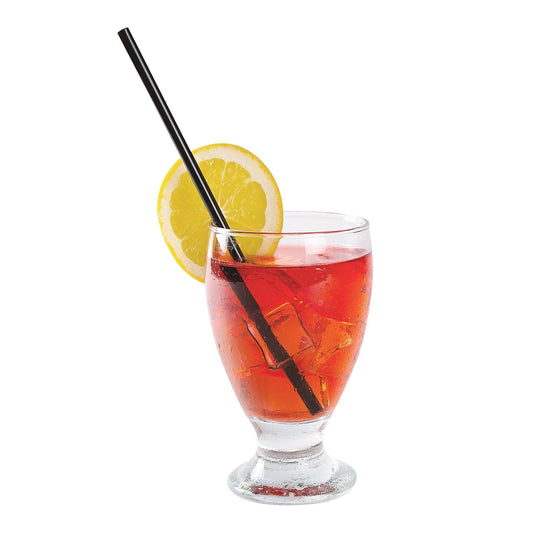 AmerCareRoyal Take-Out/Dine-In/Disposable Beverage Supplies/Straws 7.75" Jumbo Black Paper Wrapped Straws, Case of 5,000
