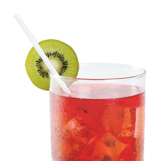 AmerCareRoyal Take-Out/Dine-In/Disposable Beverage Supplies/Sip Straws and Stirrers Milk Slim White Paper Wrapped Sipsters, Case of 12,000