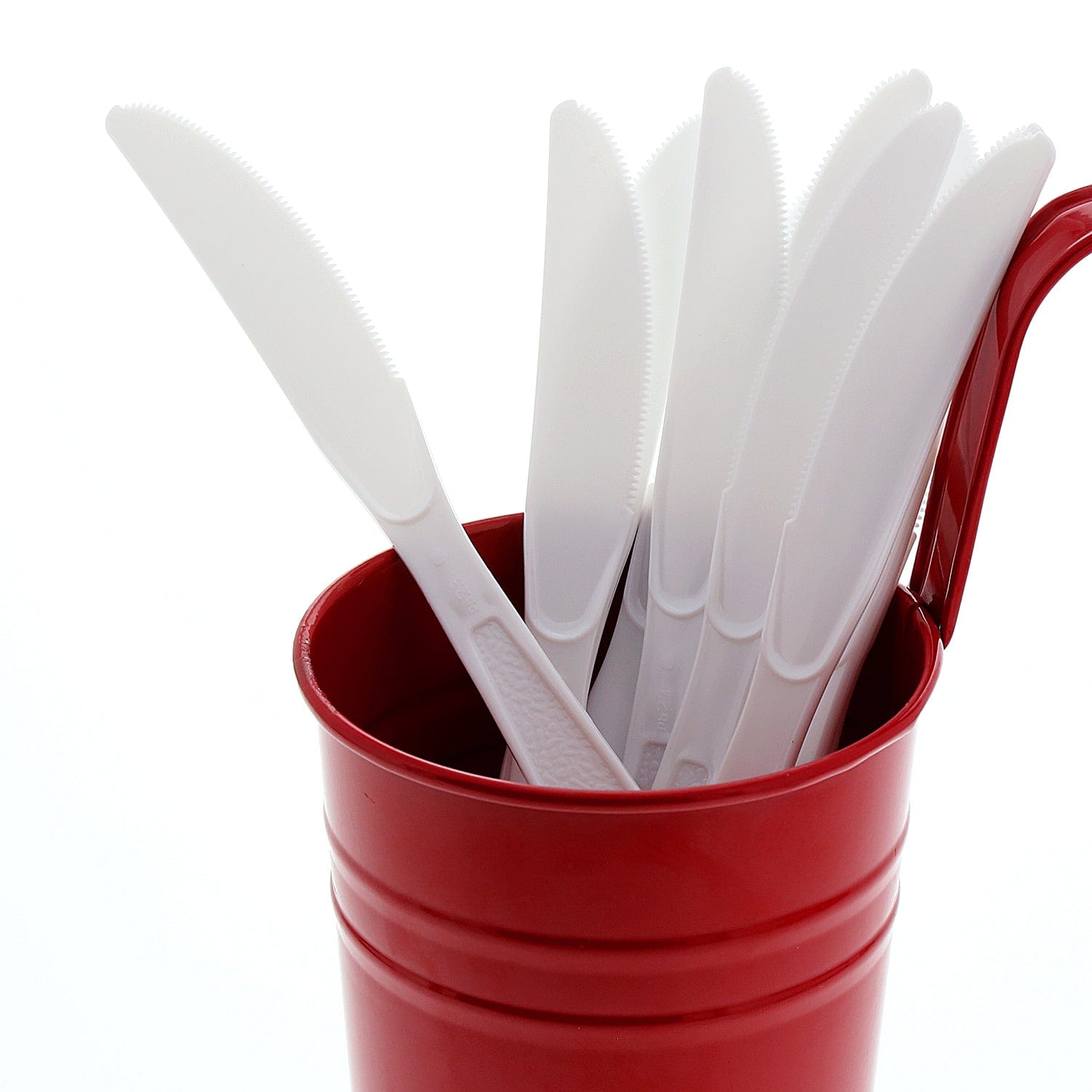 AmerCareRoyal Take-Out/Dine-In/Disposable Cutlery And Utensils/Disposable Cutlery/Disposable Knives Heavy White Polystyrene Knives, Case of 1,000