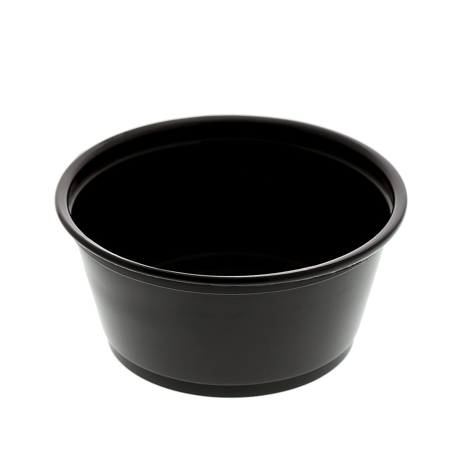 AmerCareRoyal Take-Out/Dine-In/Take-Out Containers/Portion Cups And Lids 3.25 oz. Poly Black Portion Cups, Case of 2,500