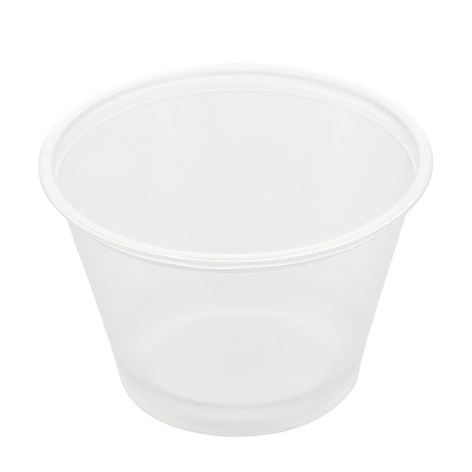 AmerCareRoyal Take-Out/Dine-In/Take-Out Containers/Portion Cups And Lids 4 oz. Poly Translucent Portion Cups, Case of 2,500