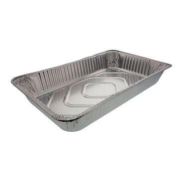 Stock Your Home 21x13 Aluminum Pans (20 Pack) Durable Full Size Deep Aluminum Foil Roasting & Steam Table Pans - Deep Pan for Catering Large