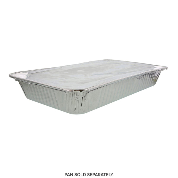 AmerCareRoyal Take-Out/Dine-In/Take Out Packaging/Carryout Containers and Trays Foil Lid For Full Size Steam Foil Pans, Case of 50