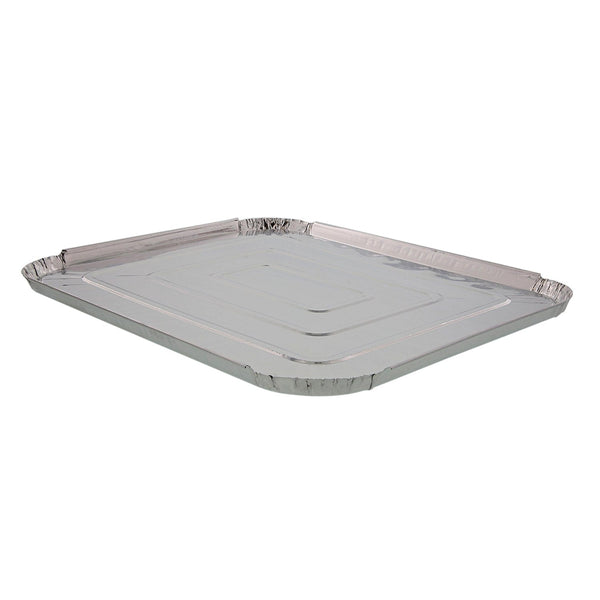 AmerCareRoyal Take-Out/Dine-In/Take Out Packaging/Carryout Containers and Trays Foil Lid For Half Steam Foil Pans, Case of 100
