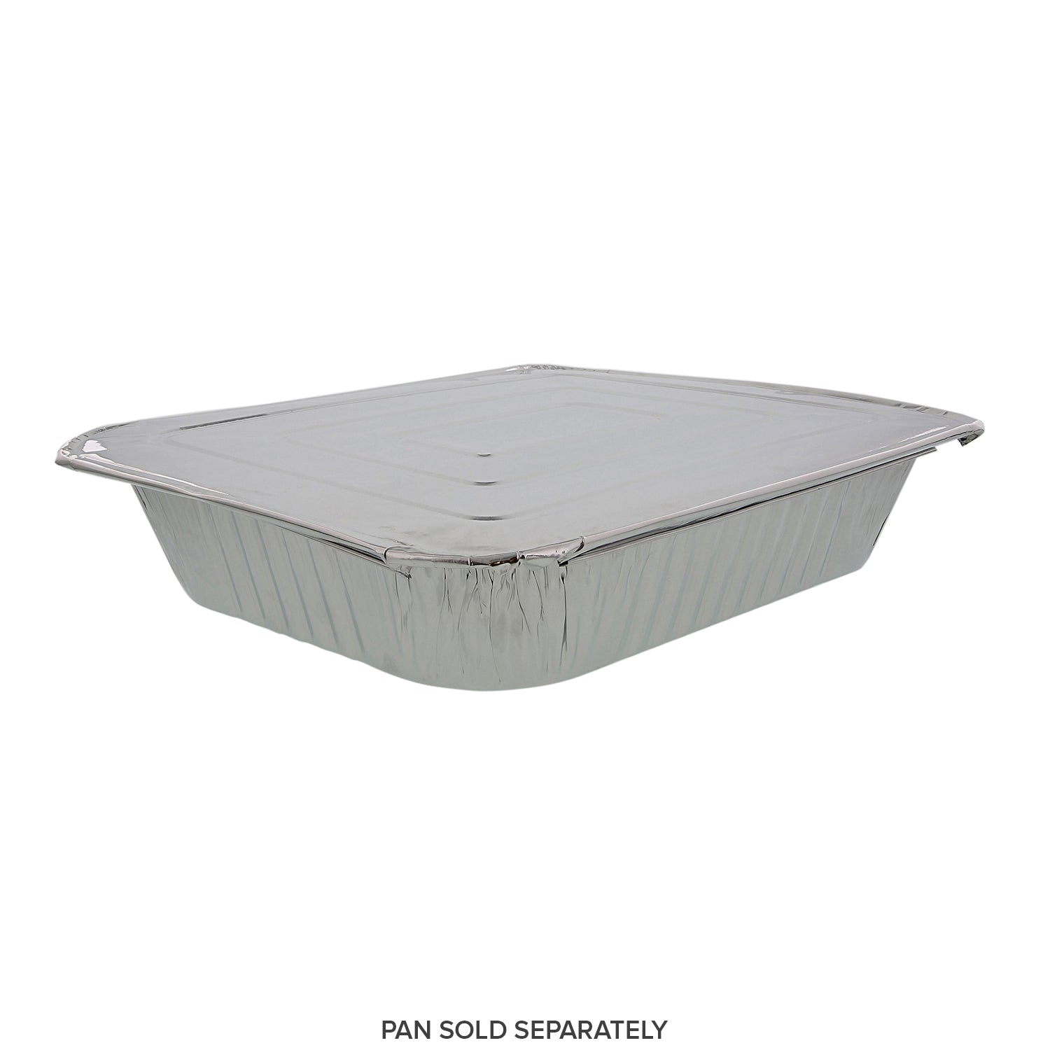 AmerCareRoyal Take-Out/Dine-In/Take Out Packaging/Carryout Containers and Trays Foil Lid For Half Steam Foil Pans, Case of 100