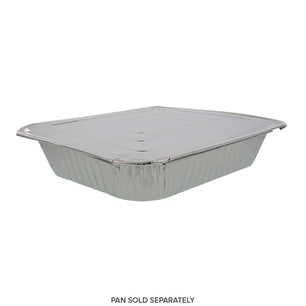 AmerCareRoyal Take-Out/Dine-In/Take Out Packaging/Carryout Containers and Trays Foil Lid For Half Steam Foil Pans, Case of 100