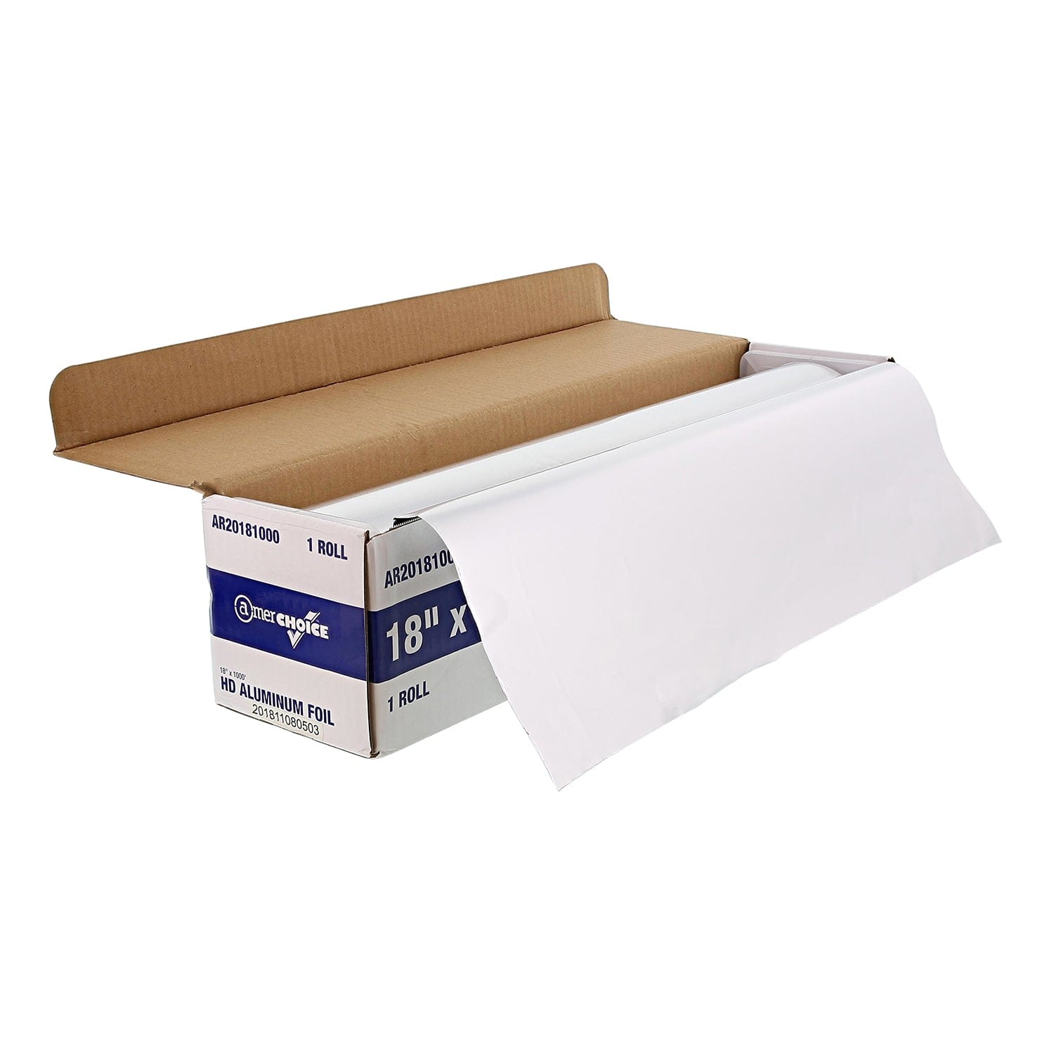 AmerCareRoyal Take-Out/Dine-In/Food Wraps and Papers 18" x 1000' HD 20 Aluminum Roll, Case of 1