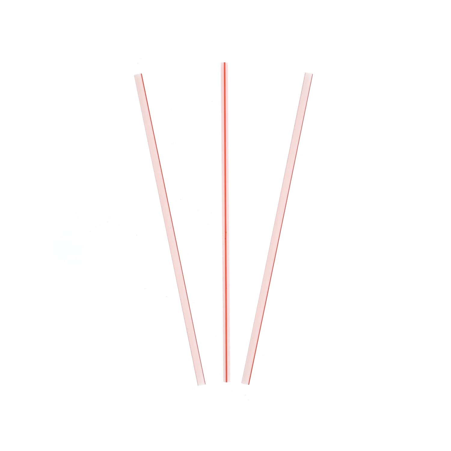 CiboWares.com Take-Out/Dine-In/Disposable Beverage Supplies/Sip Straws and Stirrers Case of 10,000 5" White with Red Stripe Sip Straws, 1,000 & 10,000