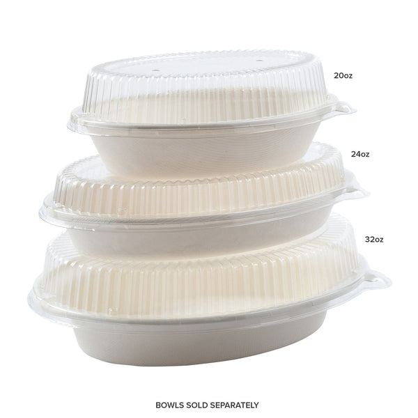 CiboWares.com Take-Out/Dine-In/Disposable Tableware/Disposable Bowls 24 oz. Vented Lids, Case of 250