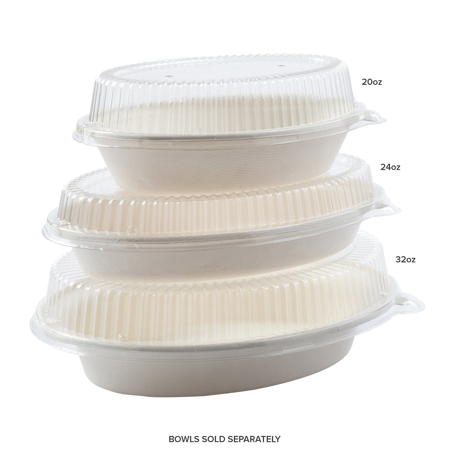 CiboWares.com Take-Out/Dine-In/Disposable Tableware/Disposable Bowls 20 oz. Vented Lids, Case of 500