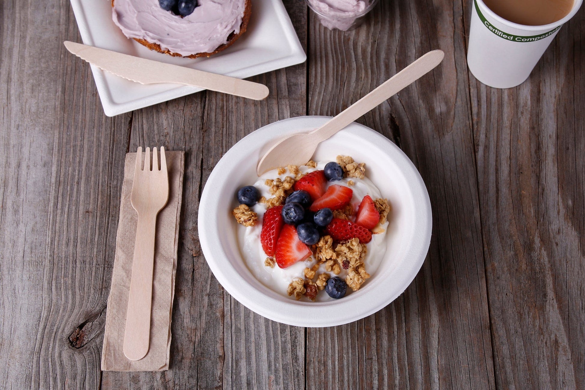 CiboWares.com Take-Out/Dine-In/Disposable Tableware/Disposable Bowls 12 oz. Heavy Molded Fiber Bowls, Case of 1,000