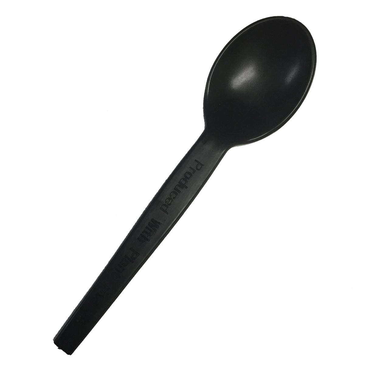 CiboWares /Cutlery and Utensils/Cutlery 7" Black Plant Starch Soup Spoons, Case of 1,000