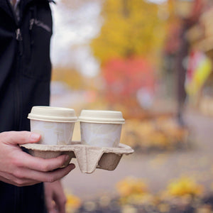 CiboWares.com Take-Out/Dine-In/Disposable Beverage Supplies 8 oz. Hot Coffee Cups Lined with PLA, Case of 1,000