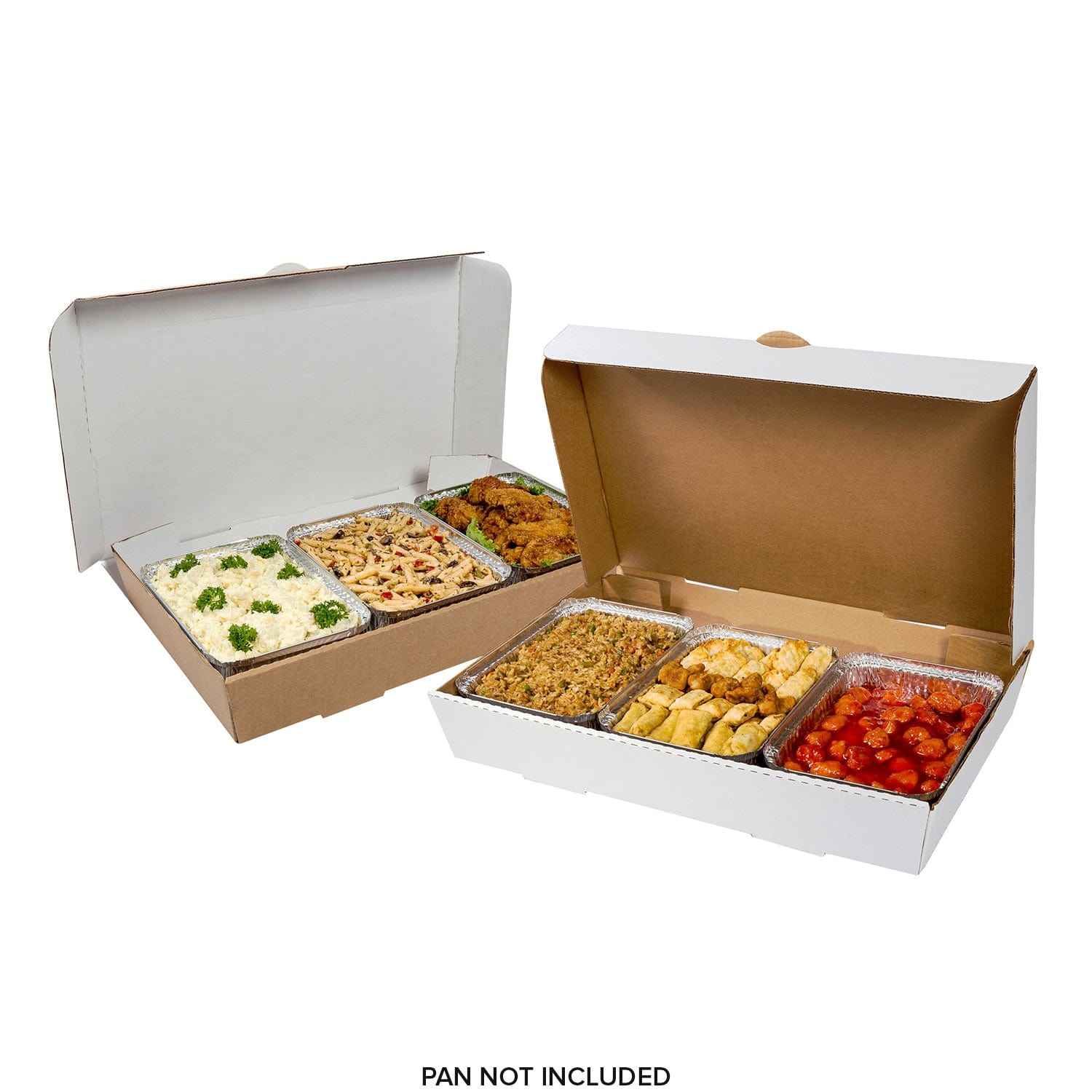 Rpp CCBHP13113 Royal Corrugated Catering Box - Half Pan, White Rpp CCBHP13113 Royal Corrugated Catering Box - Half Pan, White
