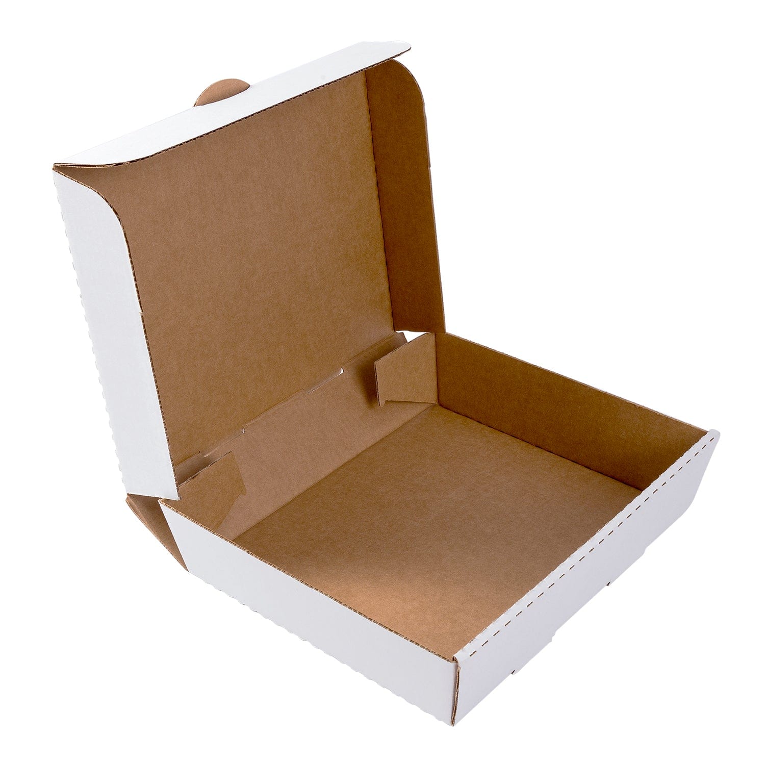 CiboWares.com Take-Out/Dine-In/Take Out Containers/Take-Out Food Boxes Half Pan 13" x 10-7/8" x 3" Corrugated Catering Box, Case of 50