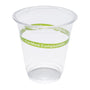 CiboWares.com Take-Out/Dine-In/Disposable Beverage Supplies 12 oz. Clear PLA Compostable Cups, Case of 1,000