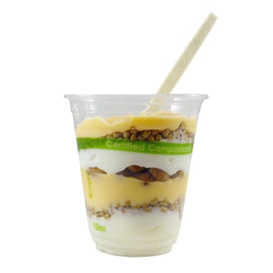 CiboWares.com Take-Out/Dine-In/Disposable Beverage Supplies 12 oz. Clear PLA Compostable Cups, Case of 1,000