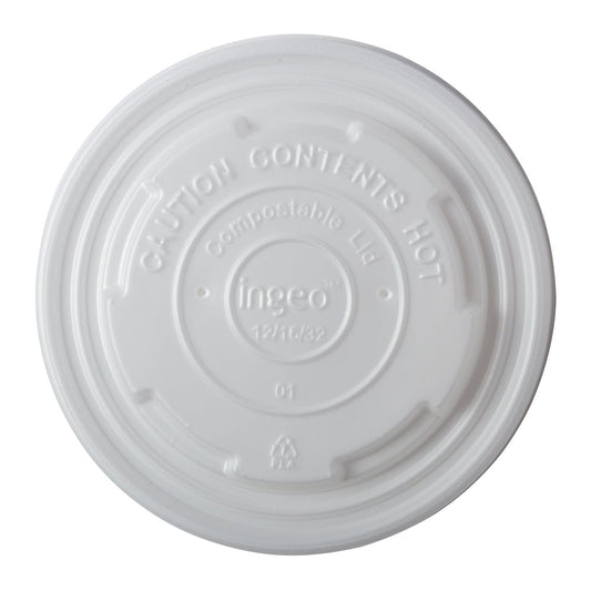 CiboWares.com Take-Out/Dine-In/Take Out Containers/Paper Food Cups 12 to 32 oz. Food Container Lids, Case of 500