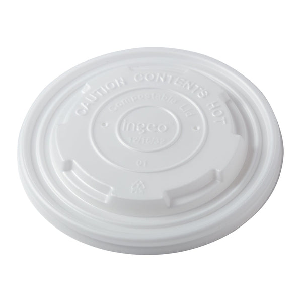 CiboWares.com Take-Out/Dine-In/Take Out Containers/Paper Food Cups 12 to 32 oz. Food Container Lids, Case of 500