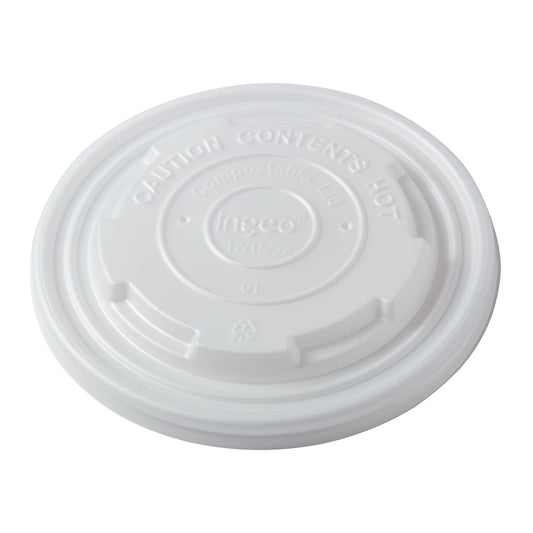 CiboWares.com Take-Out/Dine-In/Take Out Containers/Paper Food Cups 12 to 32 oz. Food Container Lids, Case of 500