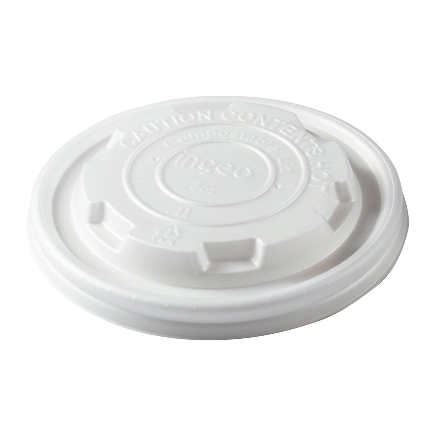 CiboWares.com Take-Out/Dine-In/Take Out Containers/Paper Food Cups 8 oz. Food Container Lids, Case of 1,000